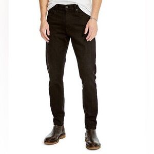 Lucky Brand Men’s 412 Athletic Slim Black Denim Jeans Size 38.